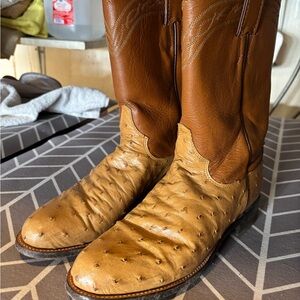 Limited Edition Ostrich Cowboy Boots